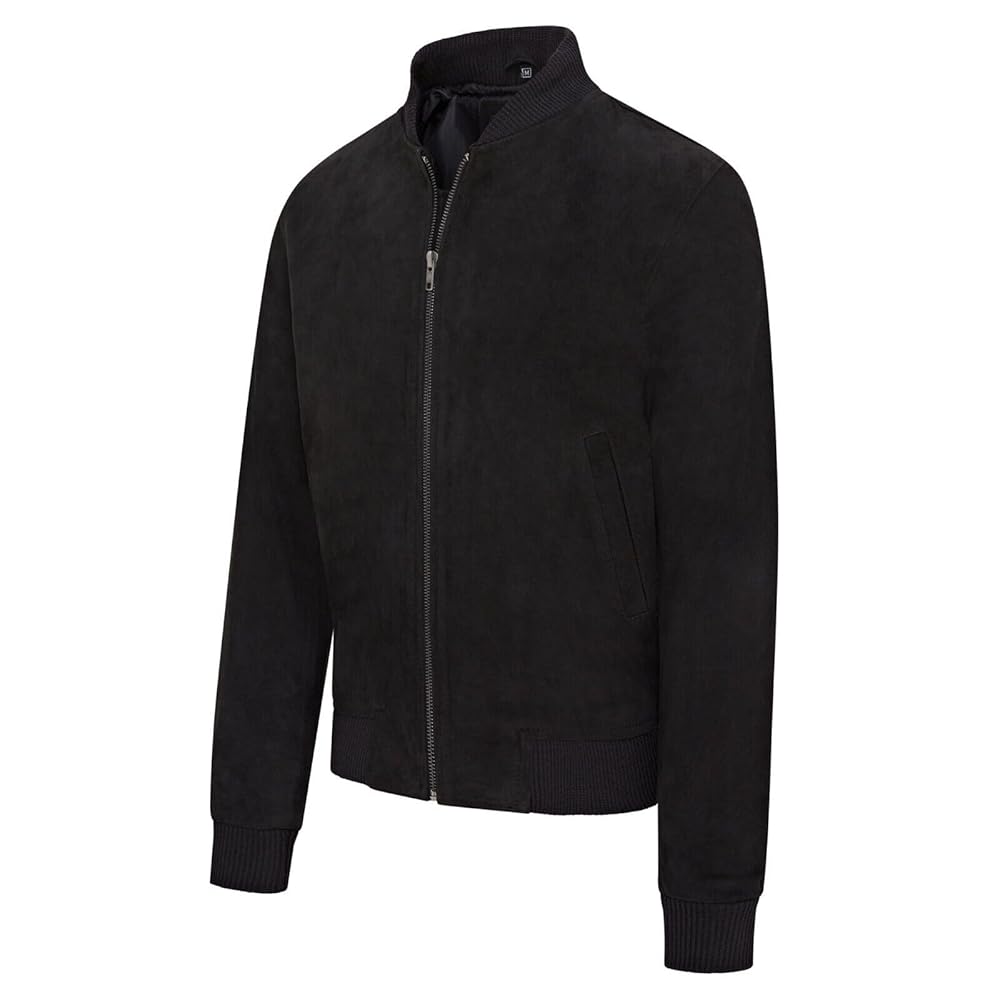 anuke ✴︎ Standcollar Zip Blouson 8seconds Hidden Zipper Blouson Black | Bomber Jackets for